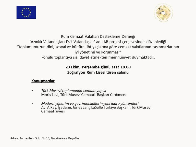Cemaat vakıflarının taşınmazlarının iyi yönetimi ve korunması