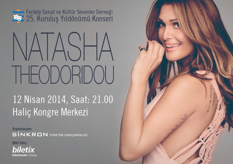 Yunan sanatçısı Natasha Theodoridou 12 Nisan’da Haliç Kongre Merkezi sahnesinde