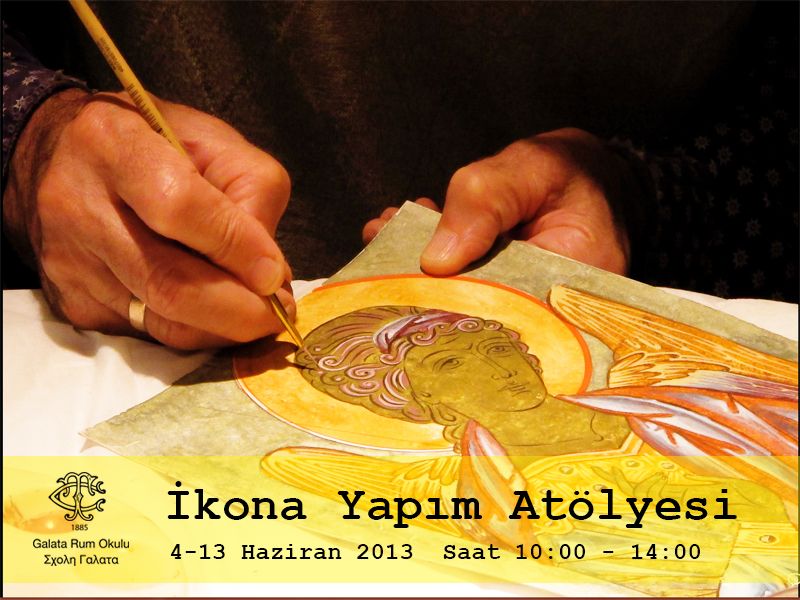 ''İkona yapım atölyesi' Galata okulunda